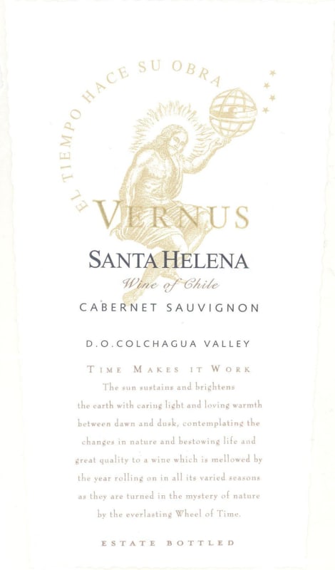Vina Santa Helena Vernus Cabernet Sauvignon 2006 Front Label