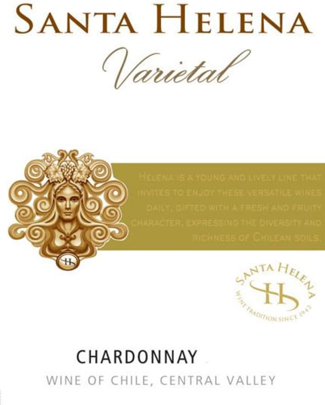 Vina Santa Helena Varietal Chardonnay 2014 Front Label