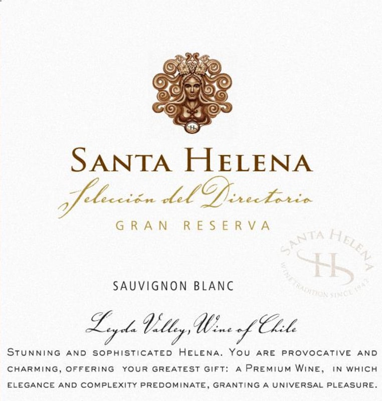 Vina Santa Helena Seleccion del Directorio Gran Reserva Sauvignon Blanc 2009 Front Label