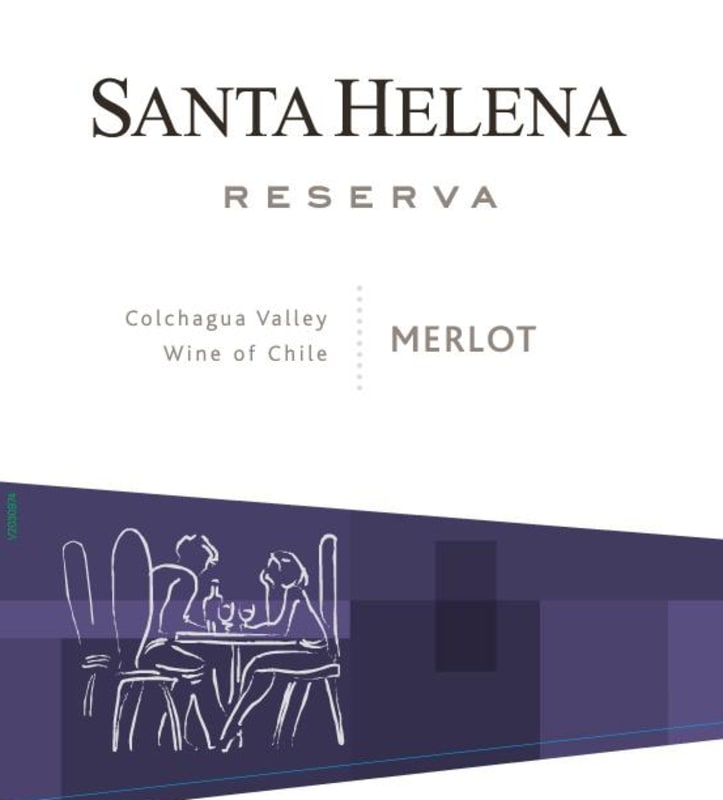 Vina Santa Helena Reserva Merlot 2010 Front Label