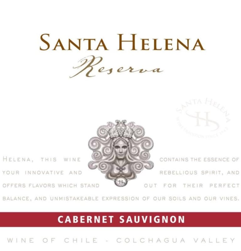 Vina Santa Helena Reserva Cabernet Sauvignon 2015 Front Label