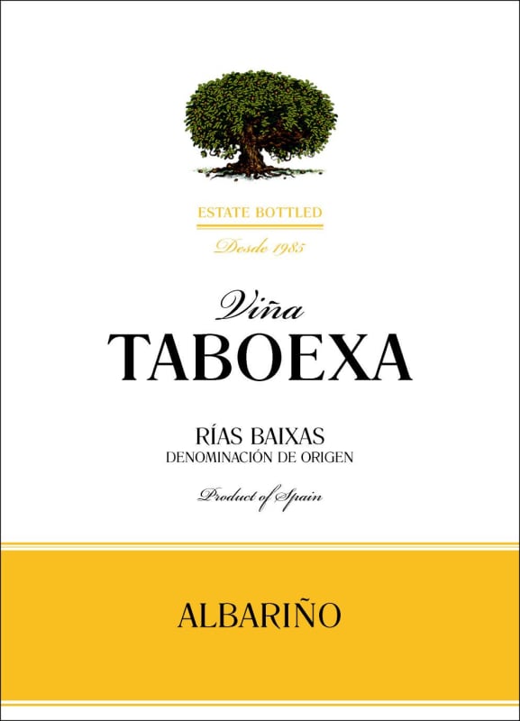 Vina Taboexa Albarino 2015 Front Label