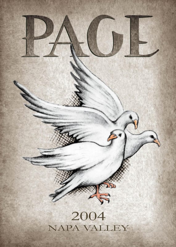 Page Wine Cellars Proprietary Red 2004 Front Label