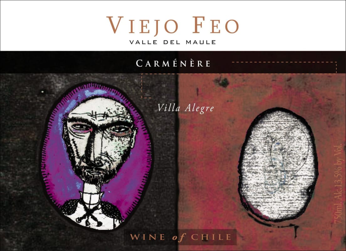 Vina Tinajas del Maule Viejo Feo Carmenere 2012 Front Label