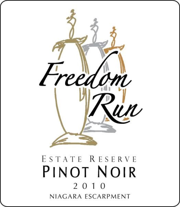 Freedom Run Winery Estate Reserve Pinot Noir 2010 Front Label