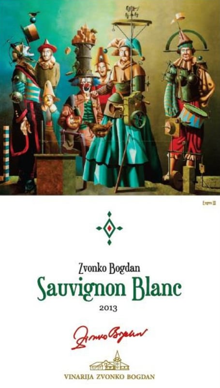 Vinarija Zvonko Bogdan Sauvignon Blanc 2013 Front Label