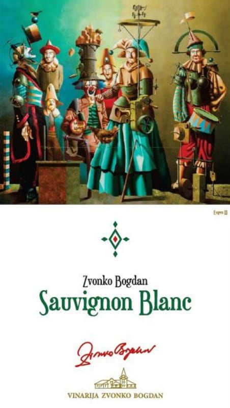 Vinarija Zvonko Bogdan Sauvignon Blanc 2014 Front Label