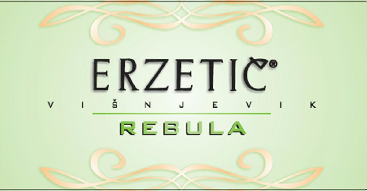 Vinarstvo Erzetic Rebula 2014 Front Label