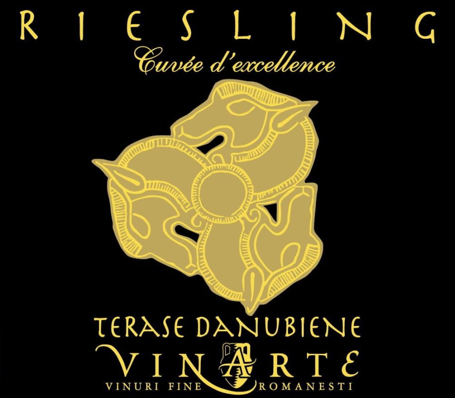 Vinarte Terase Danubiane Cuvee d'Excellence Riesling 2012 Front Label