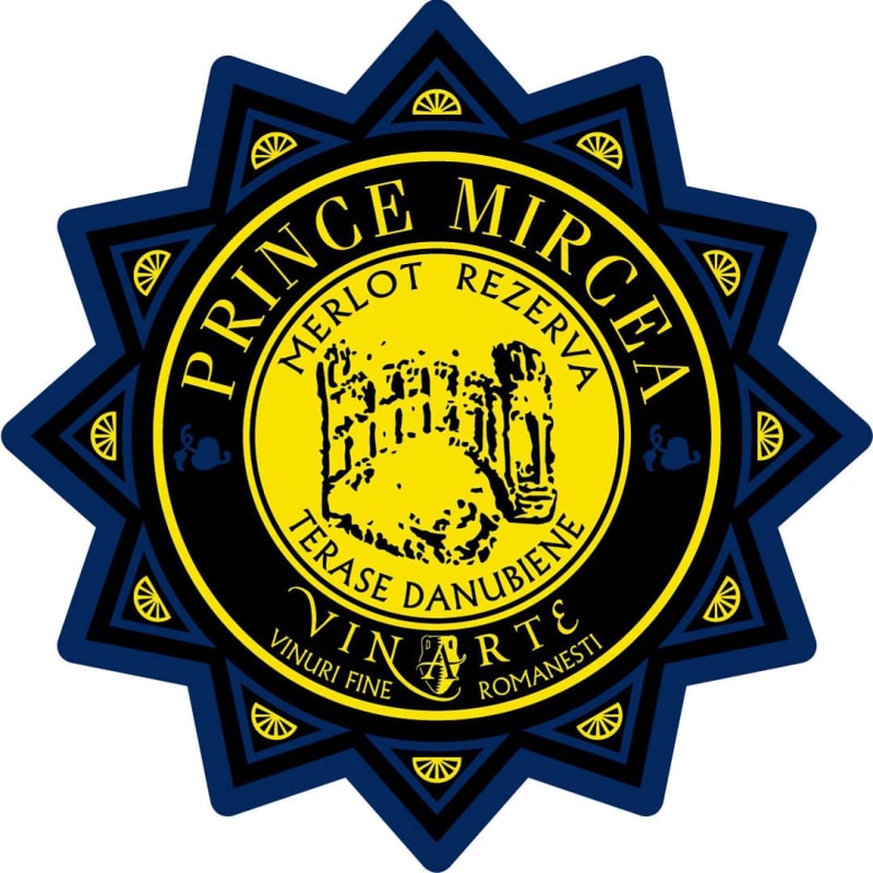 Vinarte Prince Mircea Terase Danubiene Rezerva Merlot 2012 Front Label