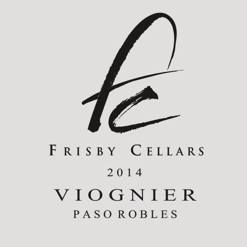 Frisby Cellars Viognier 2014 Front Label