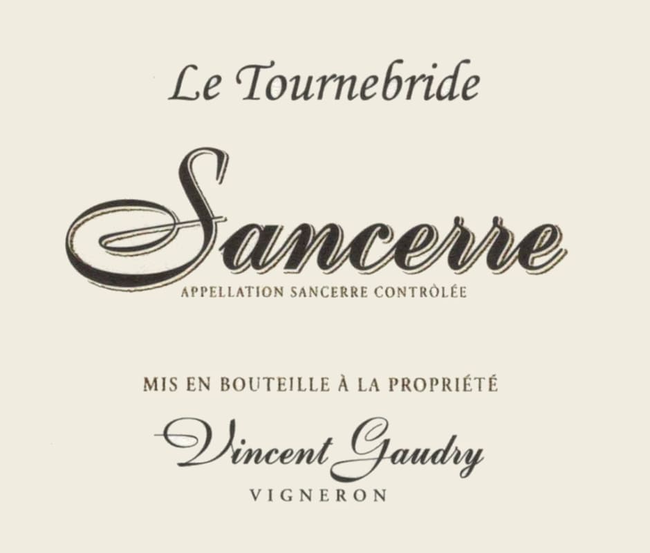 Vincent Gaudry Sancerre Le Tournebride 2014 Front Label