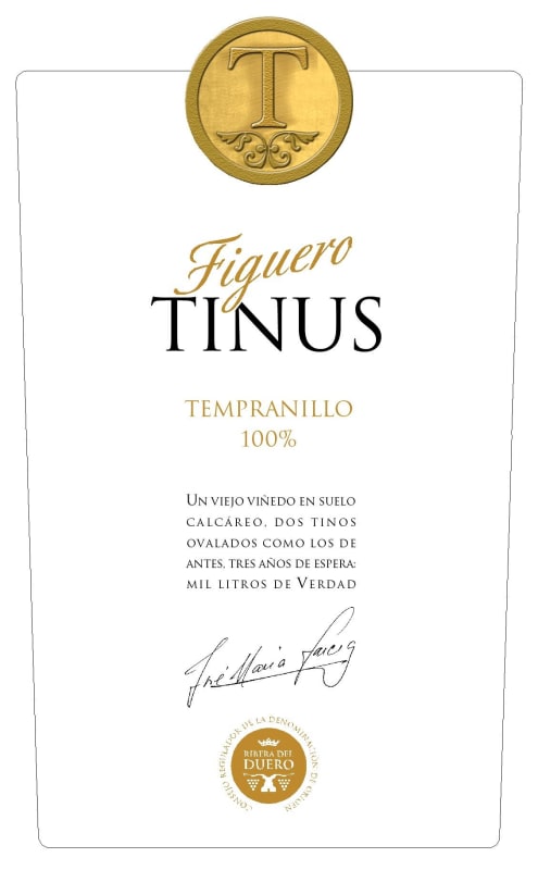Vinedo y Bodegas Garcia Figuero Tinus 2008 Front Label
