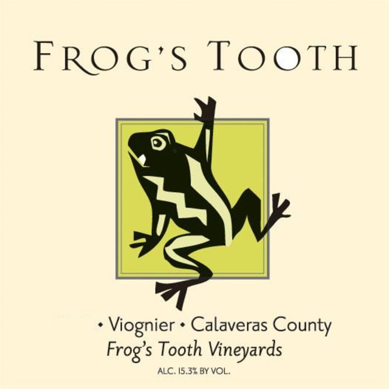 Frog's Tooth Vineyards Viognier 2012 Front Label