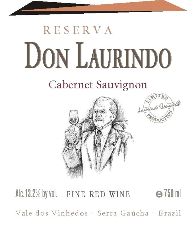 Vinhos Don Laurindo Reserva Cabernet Sauvignon 2013 Front Label