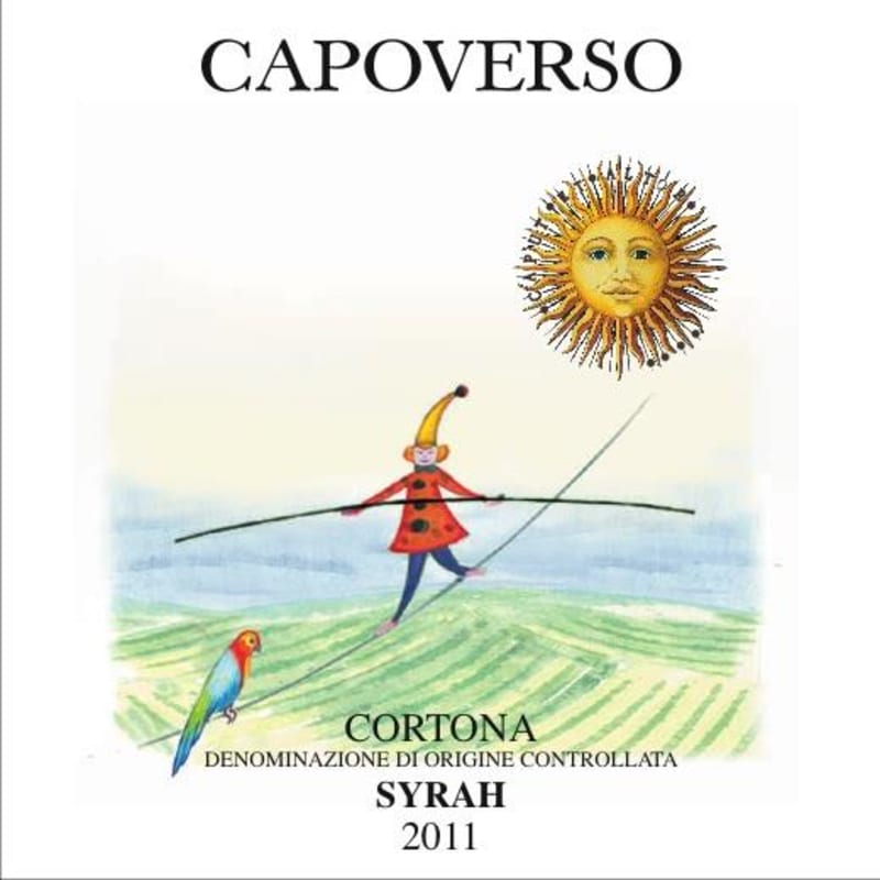 Vini Capoverso Cortona Syrah 2011 Front Label