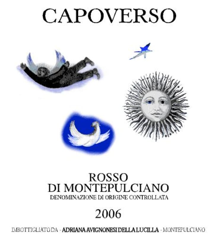Vini Capoverso Rosso di Montepulciano 2006 Front Label