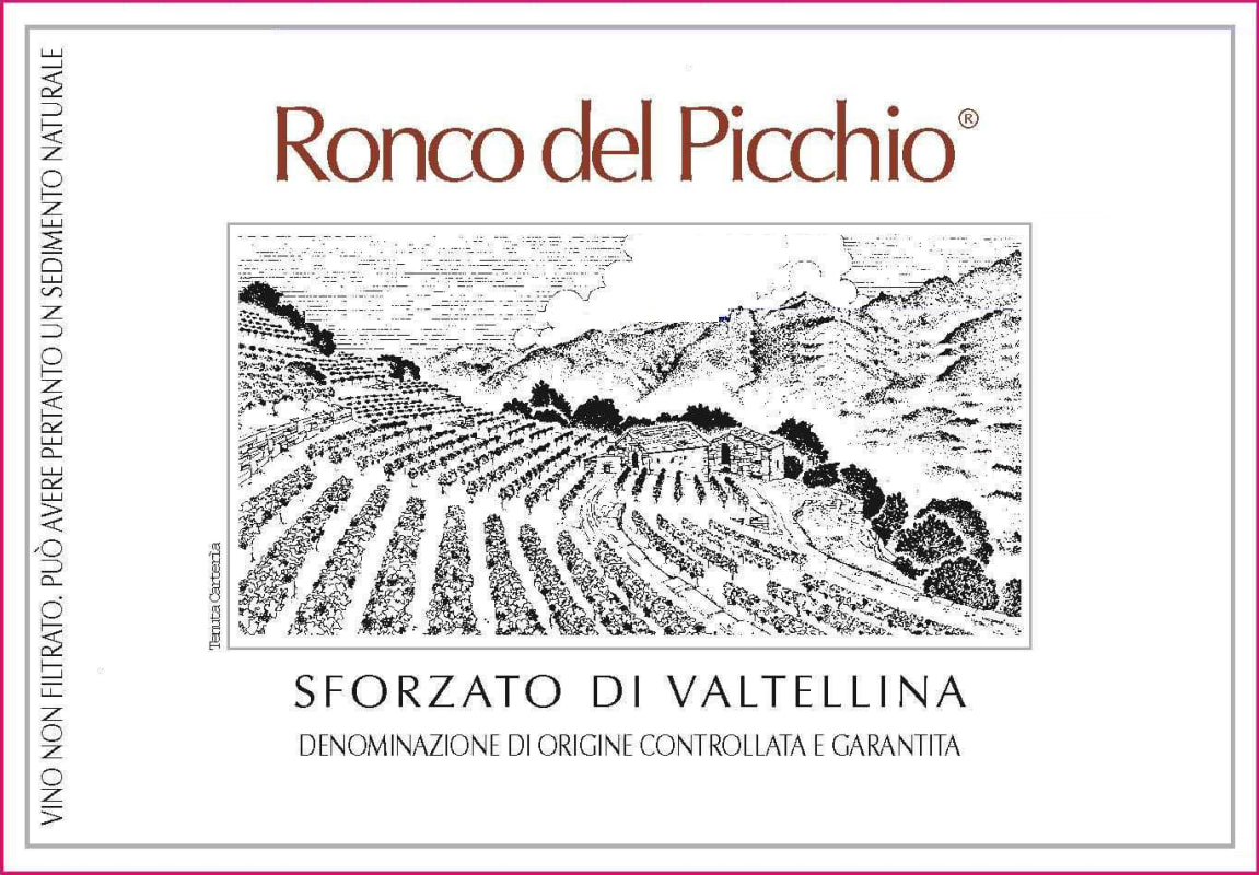 Vini Fay Sforzato di Valtellina Ronco del Picchio 2006 Front Label