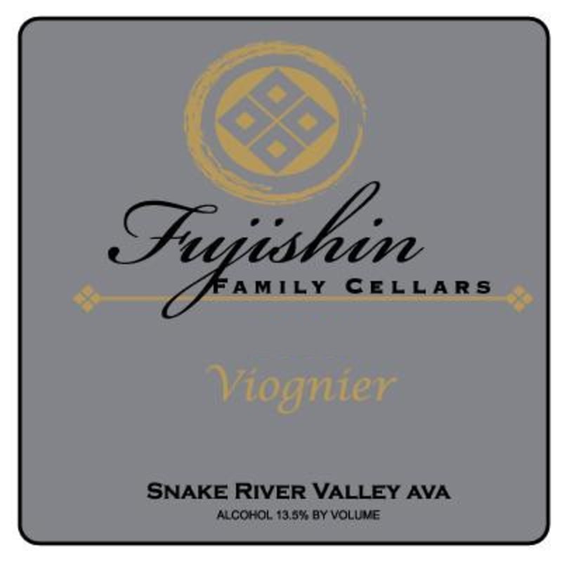 Fujishin Family Cellars Viognier 2013 Front Label