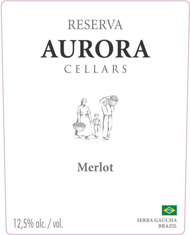 Vinicola Aurora Reserva Merlot 2014 Front Label