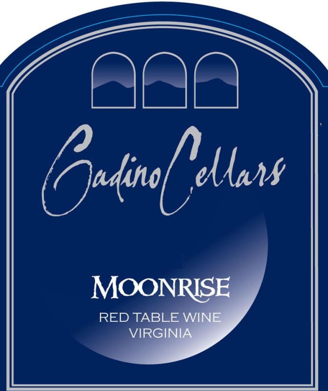 Gadino Cellars Moonrise Red 2014 Front Label