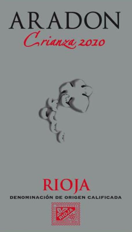 Vinicola Riojana Alcanadre Aradon Crianza 2010 Front Label