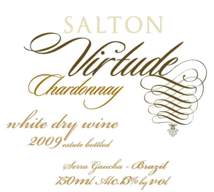 Vinicola Salton Virtude Chardonnay 2009 Front Label