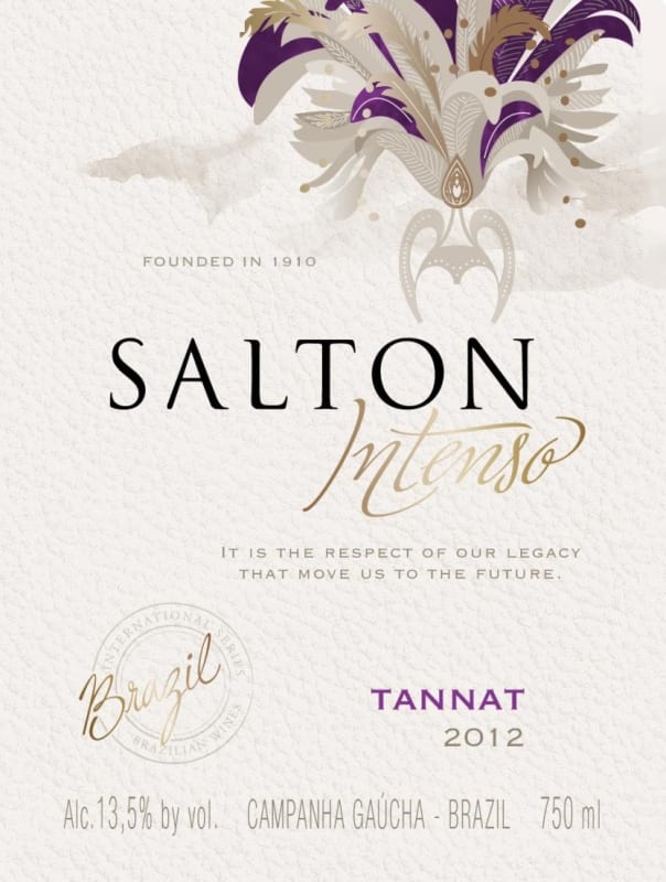 Vinicola Salton Intenso Tannat 2012 Front Label