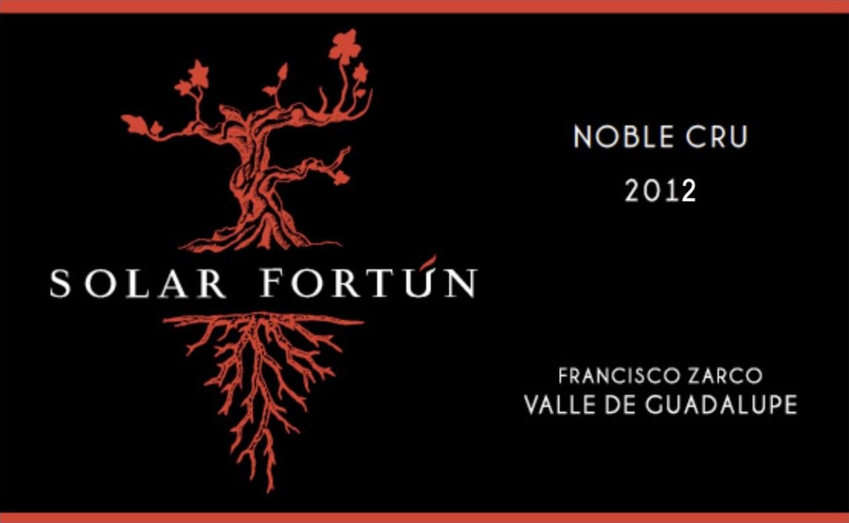 Vinicola Solar Fortun Noble Cru 2012 Front Label