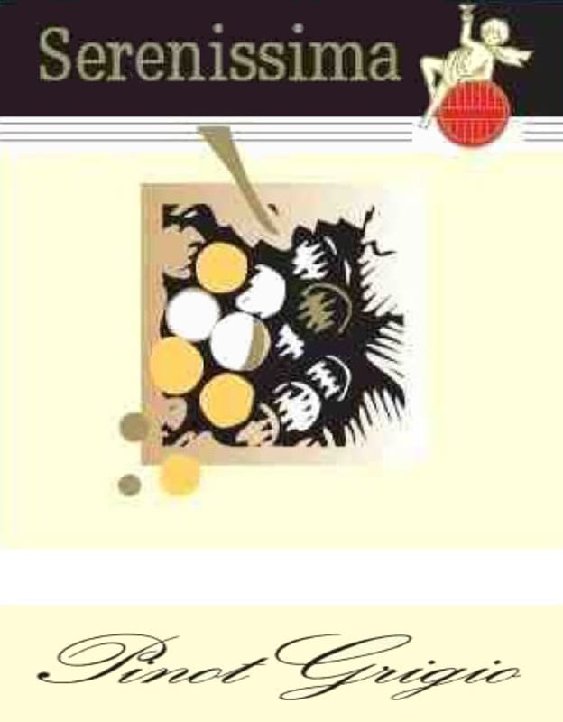 Vinicola Tombacco Srl Veneto Serenissima Pinot Grigio 2014 Front Label