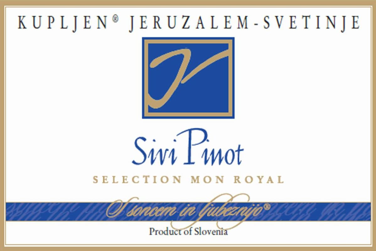 Vino Kupljen Selection Mon Royal Sivi Pinot 2014 Front Label
