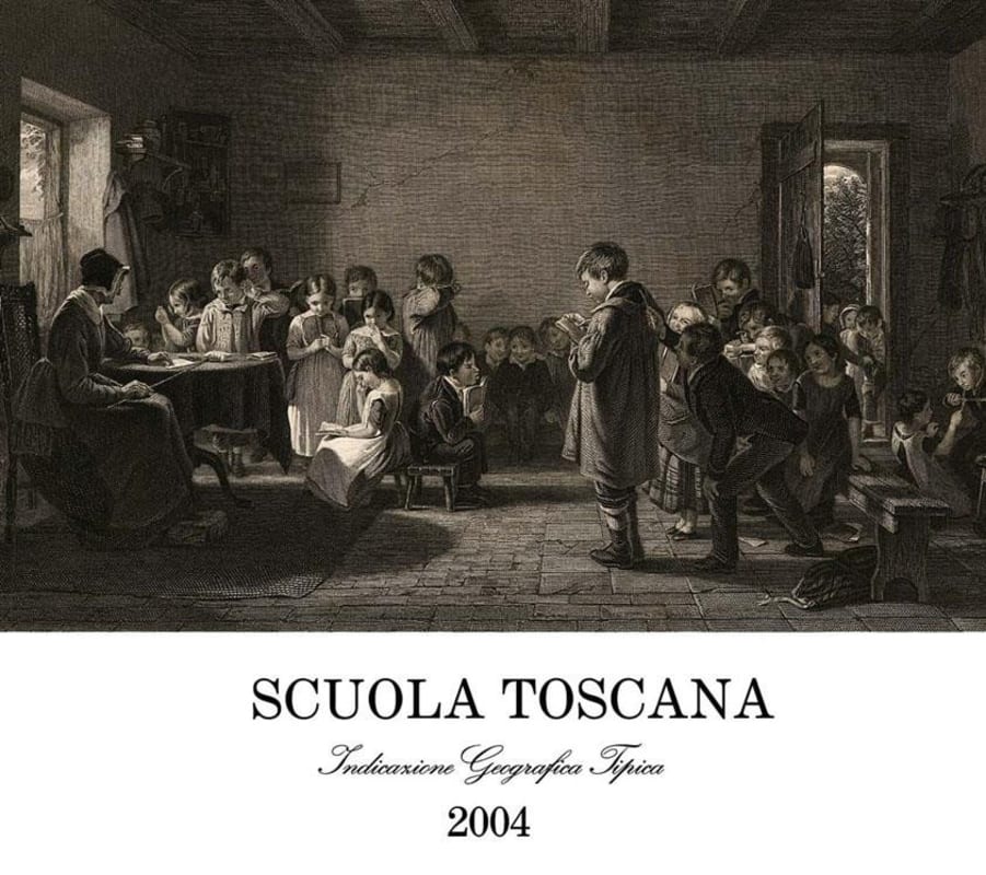 Vino Sorelli Toscan Scuola 2004 Front Label