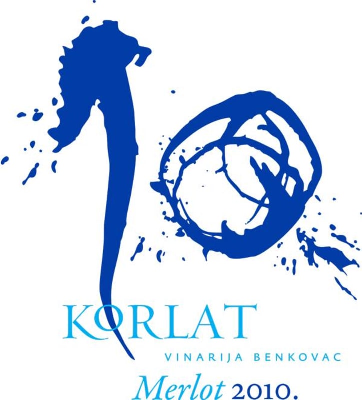 Vinograd Korlat Merlot 2010 Front Label