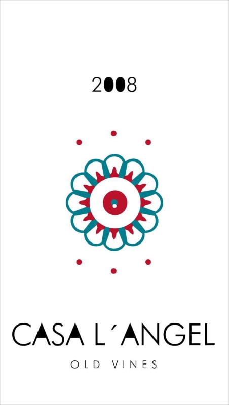 Vinos de la Vina Casa l'Angel Old Vines Vinas Viejas 2008 Front Label