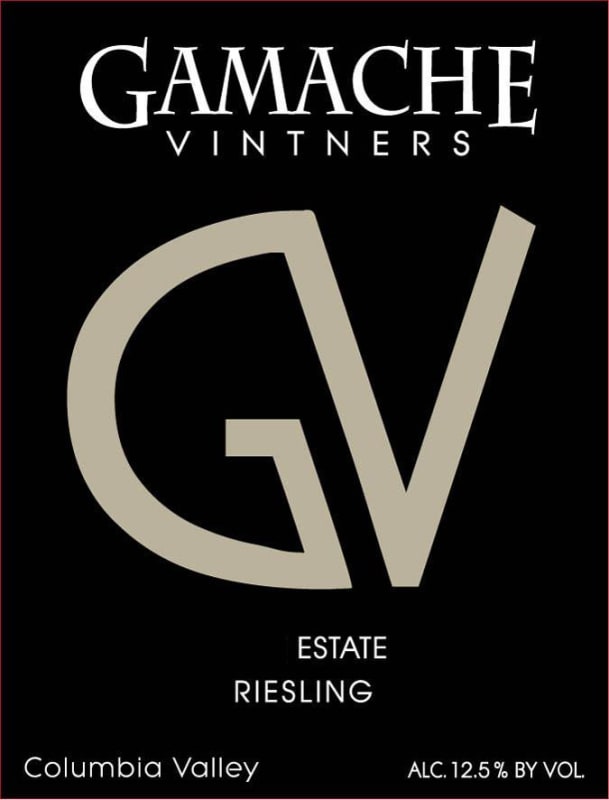 Gamache Vintners Estate Riesling 2014 Front Label
