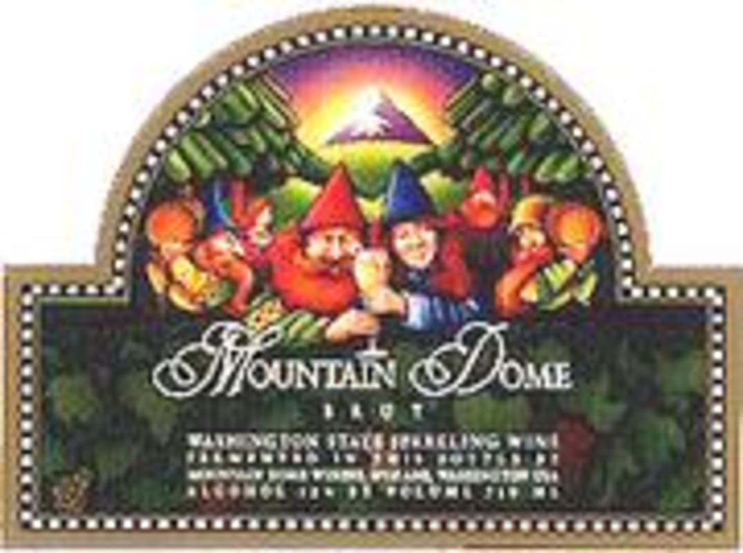 Mountain Dome Brut Front Label