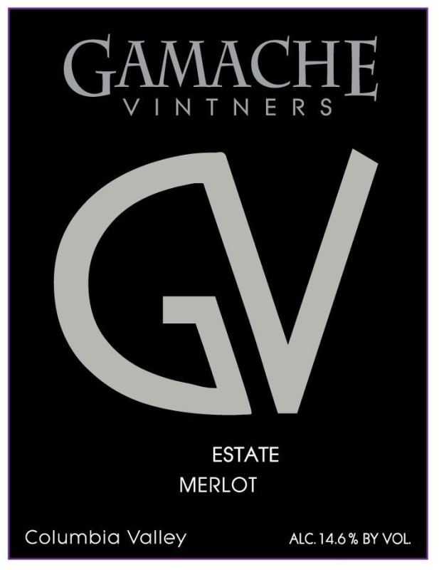 Gamache Vintners Estate Merlot 2009 Front Label