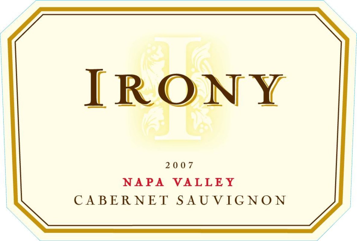 Irony Cabernet Sauvignon 2007 Front Label