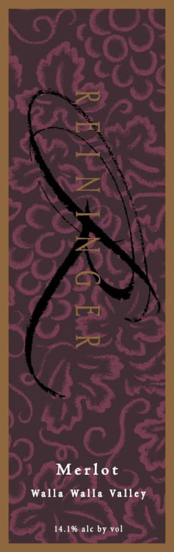 Reininger Merlot 2006 Front Label