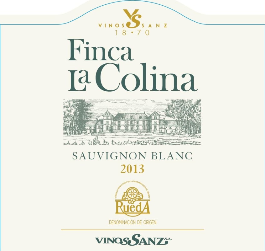 Vinos Sanz Finca La Colina Sauvignon Blanc 2013 Front Label