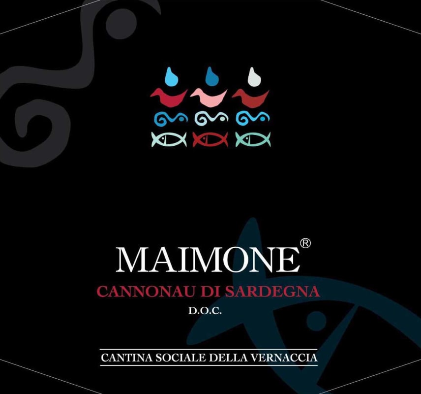 Cantina della Vernaccia Cannonau di Sardegna Maimone 2013 Front Label