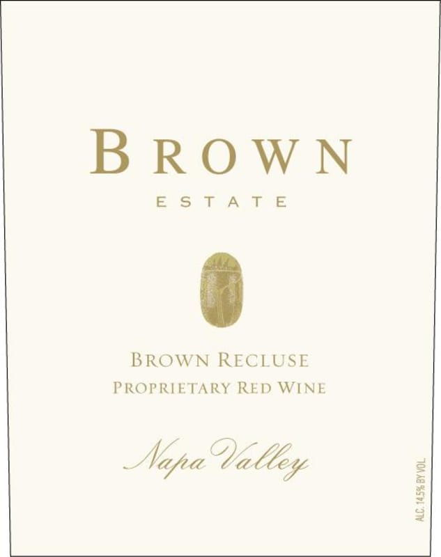 Brown Estate Brown Recluse Red 2012 Front Label