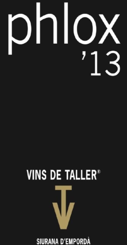 Vins de Taller Phlox 2015 Front Label