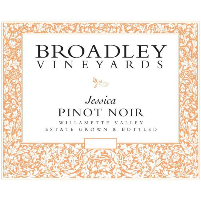 Broadley Jessica Pinot Noir 2014 Front Label