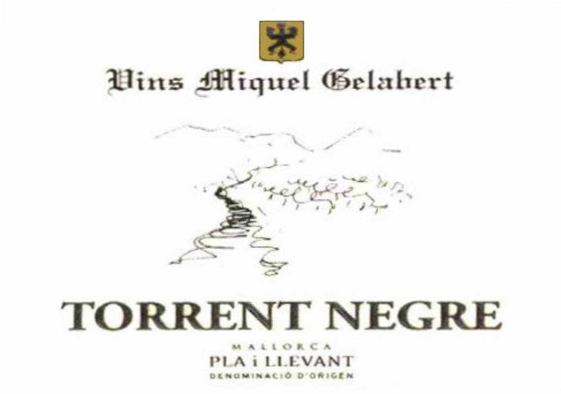 Vins Miquel Gelabert Torrent Negre 2009 Front Label