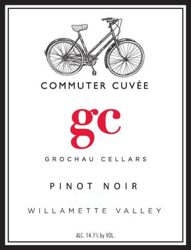 GC Grochau Cellars Commuter Cuvee Pinot Noir 2010 Front Label