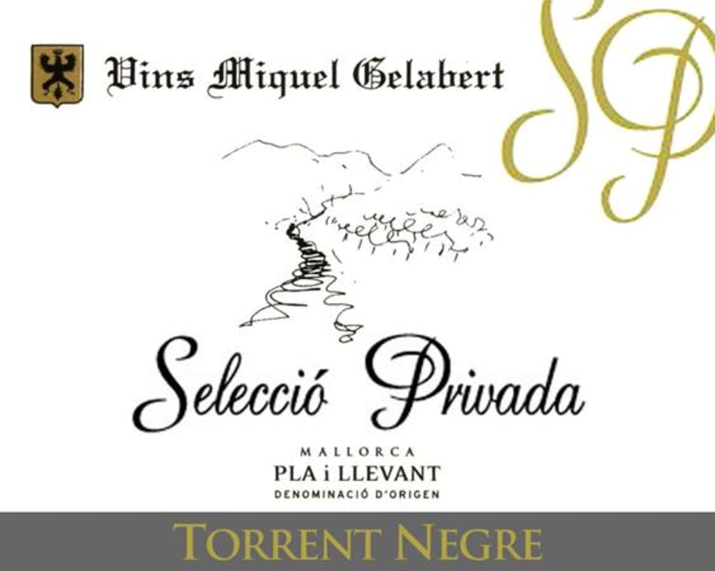Vins Miquel Gelabert Torrent Negre Seleccio Privada Syrah 2008 Front Label