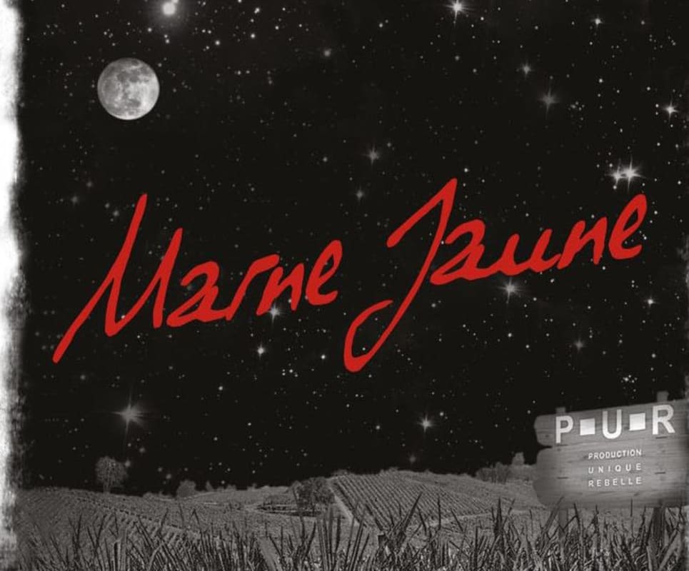 Vins Naturels PUR Cotes du Rhone Villages Marne Jaune 2013 Front Label