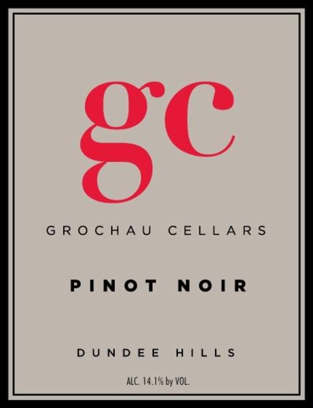 GC Grochau Cellars Pinot Noir 2011 Front Label