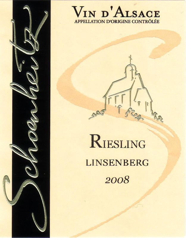 Vins Schoenheitz Linsenberg Riesling 2008 Front Label